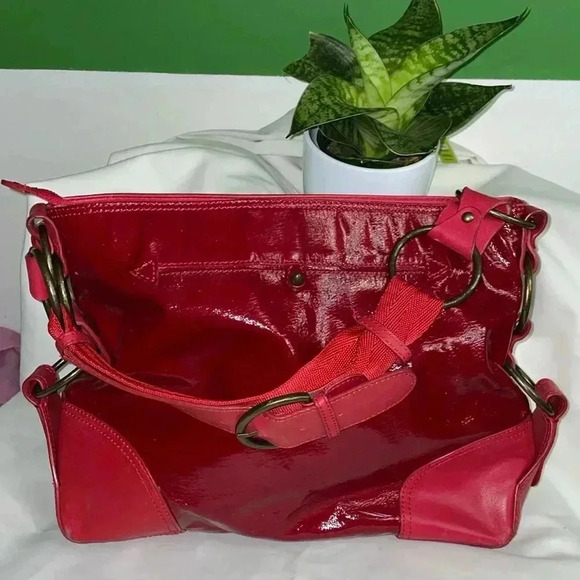 Donald J Pliner Red Handbag - Picture 1 of 11